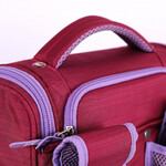 Mochila C/carro Elf 6445A Fucsia 46Cm Abertura En U